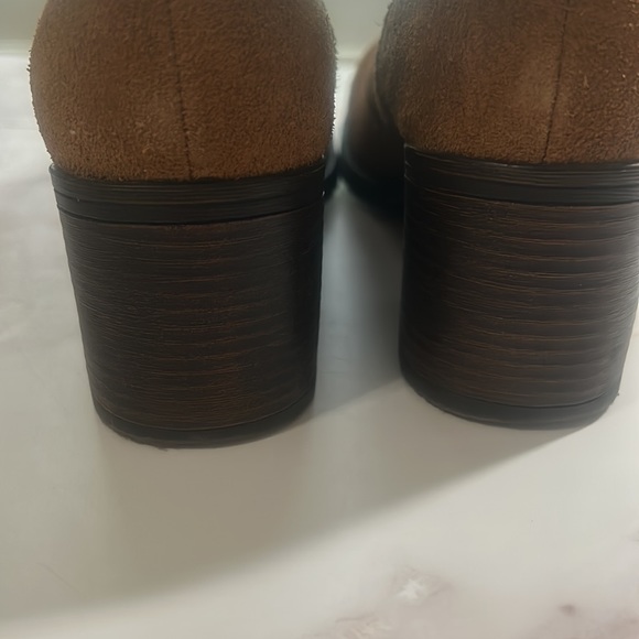 PureSole Tan Brown Cream Suede Sweater DORY Ankle Boot Sz 8 NWOT - Picture 14 of 17